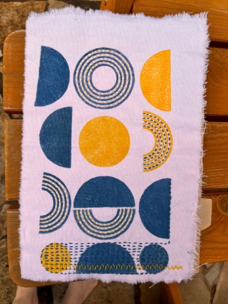 Sashiko und Blockprint